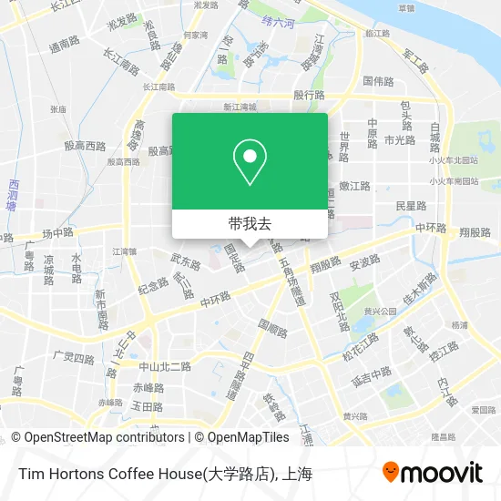 Tim Hortons Coffee House(大学路店)地图