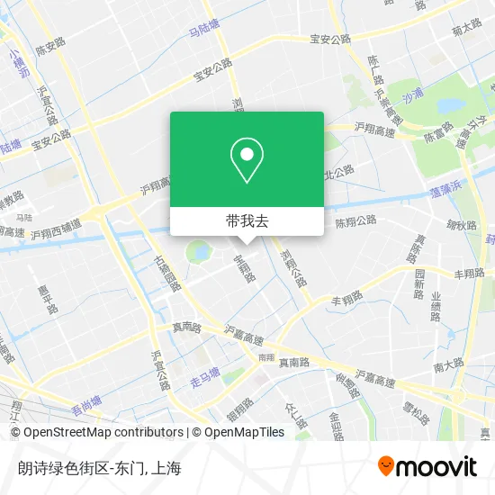 朗诗绿色街区-东门地图