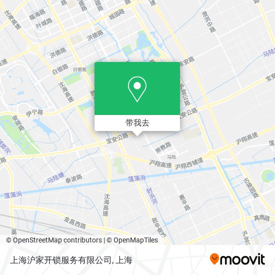 上海沪家开锁服务有限公司地图