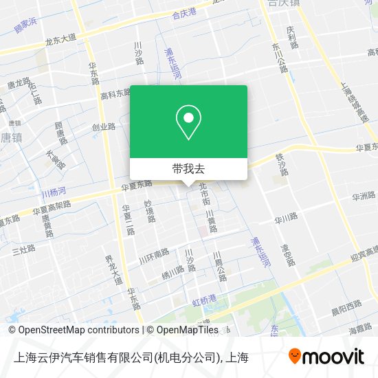 上海云伊汽车销售有限公司(机电分公司)地图