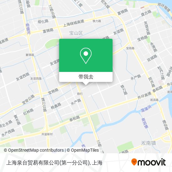 上海泉台贸易有限公司(第一分公司)地图