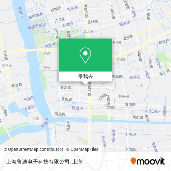 上海鲁迪电子科技有限公司地图