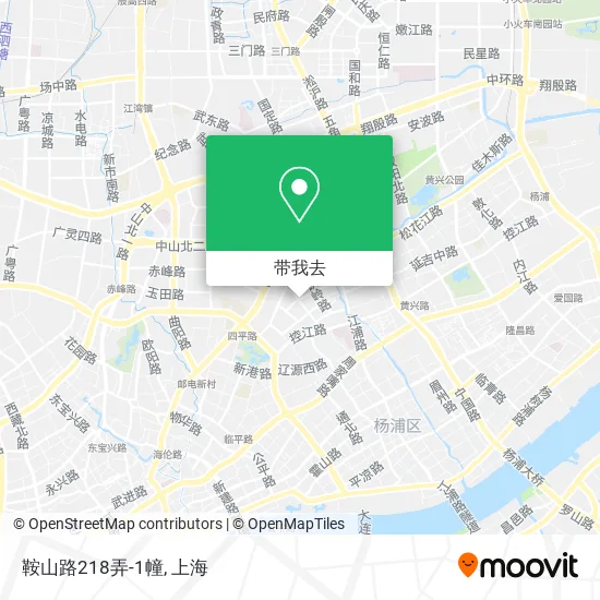 鞍山路218弄-1幢地图