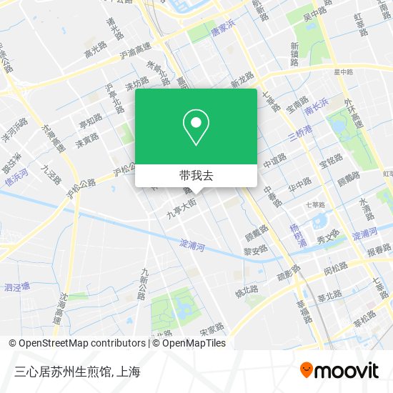 三心居苏州生煎馆地图