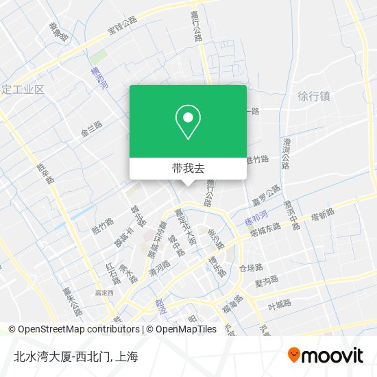 北水湾大厦-西北门地图