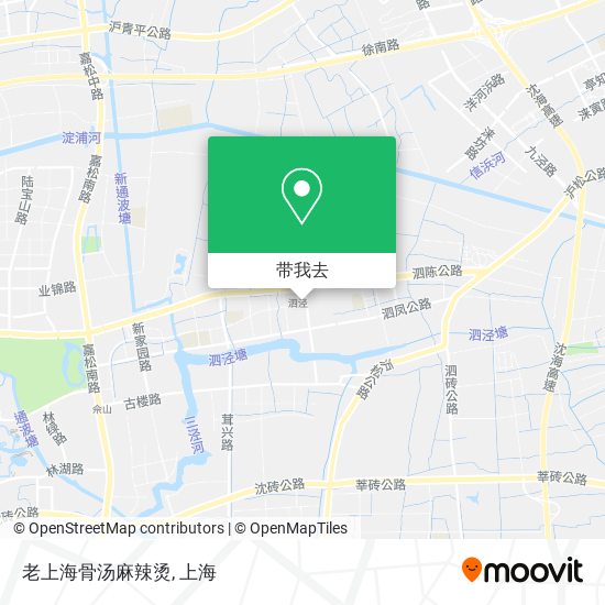 老上海骨汤麻辣烫地图