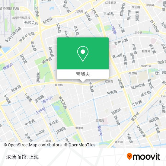 浓汤面馆地图