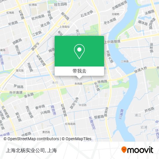 上海北杨实业公司地图