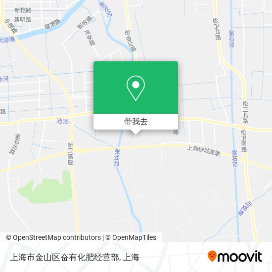 上海市金山区奋有化肥经营部地图