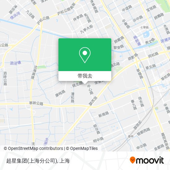 超星集团(上海分公司)地图