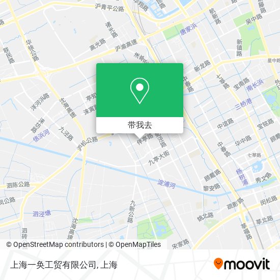 上海一奂工贸有限公司地图