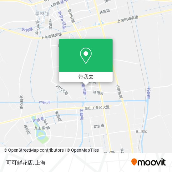 可可鲜花店地图