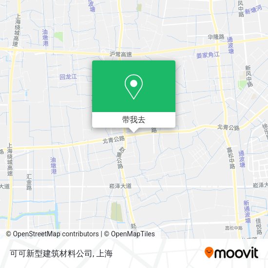 可可新型建筑材料公司地图