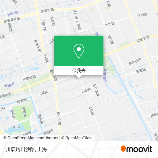 川展路川沙路地图