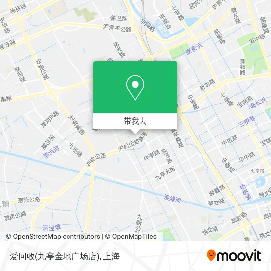 爱回收(九亭金地广场店)地图