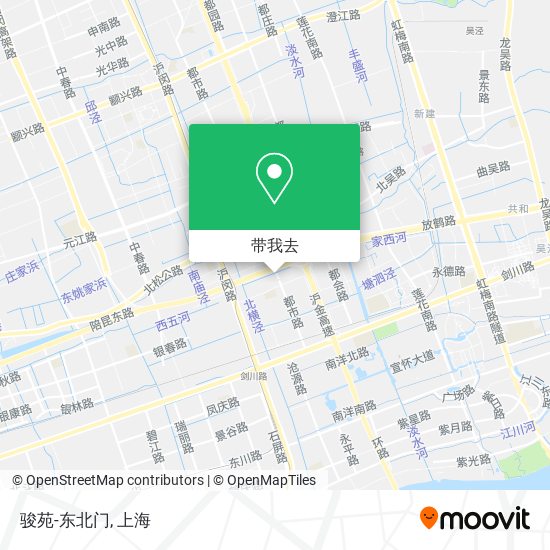 骏苑-东北门地图