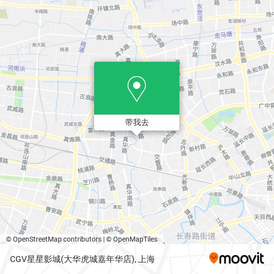 CGV星星影城(大华虎城嘉年华店)地图