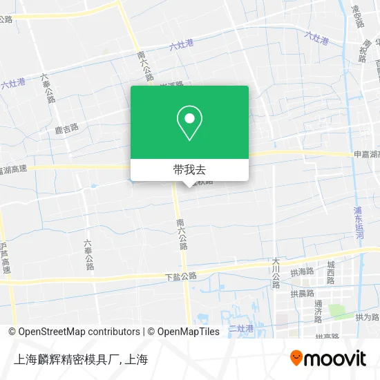 上海麟辉精密模具厂地图