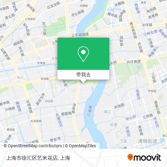 上海市徐汇区艺米花店地图