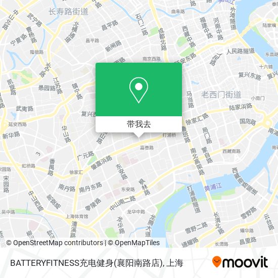 BATTERYFITNESS充电健身(襄阳南路店)地图