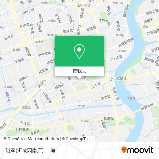 链家(汇成园南店)地图
