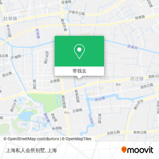 上海私人会所别墅地图