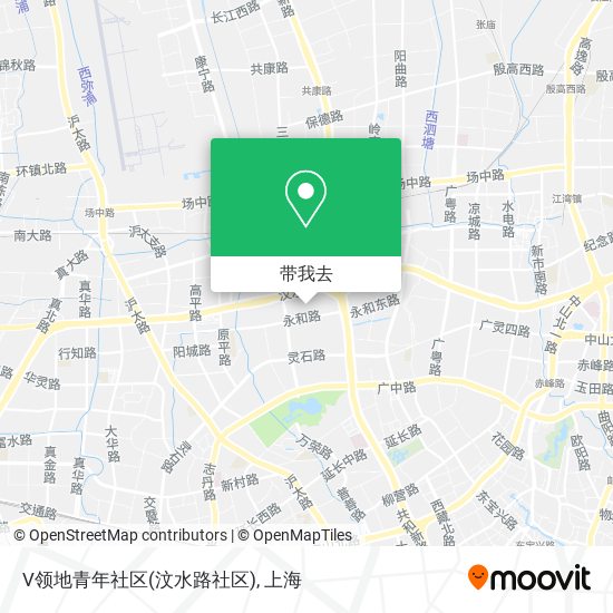 V领地青年社区(汶水路社区)地图