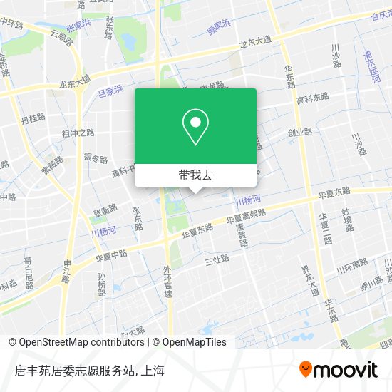 唐丰苑居委志愿服务站地图