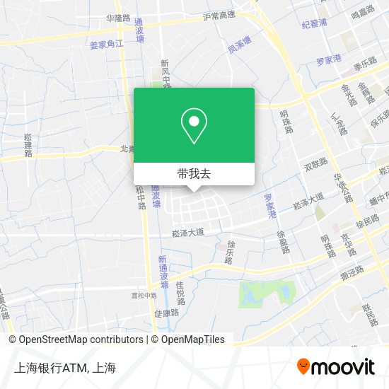 上海银行ATM地图