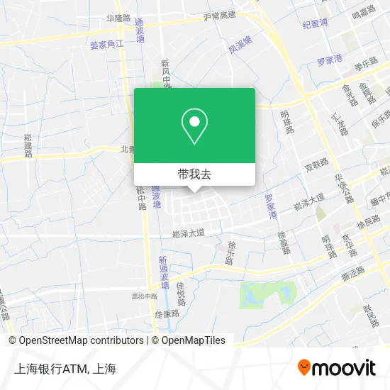 上海银行ATM地图