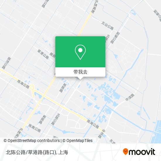 北陈公路/草港路(路口)地图