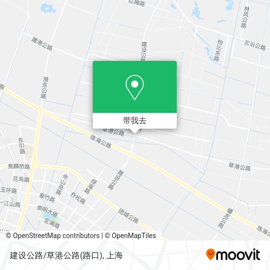 建设公路/草港公路(路口)地图