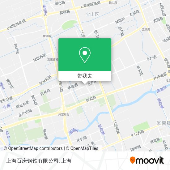 上海百庆钢铁有限公司地图