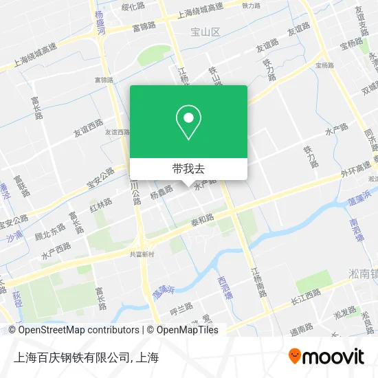 上海百庆钢铁有限公司地图