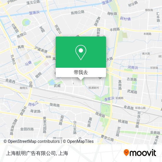 上海航明广告有限公司地图