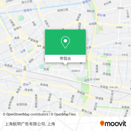 上海航明广告有限公司地图