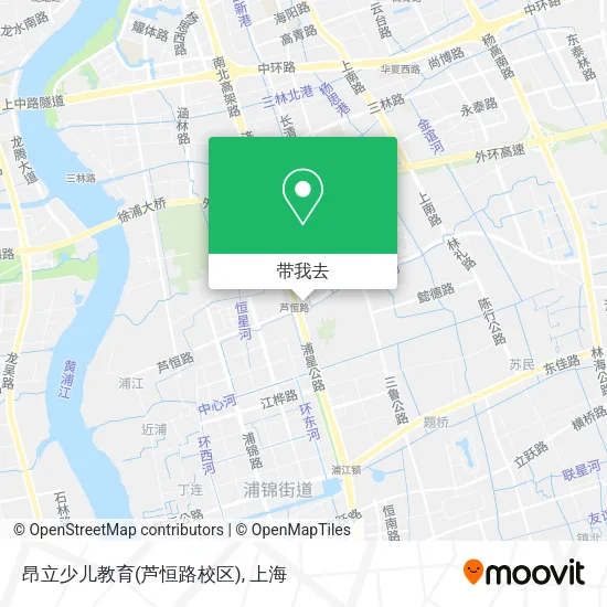 昂立少儿教育(芦恒路校区)地图