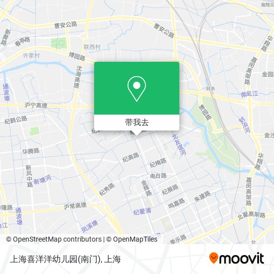 上海喜洋洋幼儿园(南门)地图