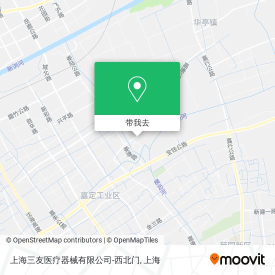 上海三友医疗器械有限公司-西北门地图