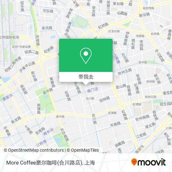 More Coffee磨尔咖啡(合川路店)地图