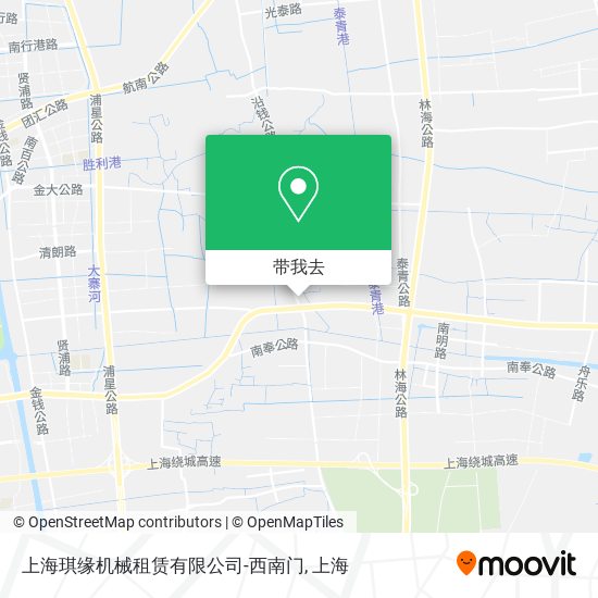 上海琪缘机械租赁有限公司-西南门地图