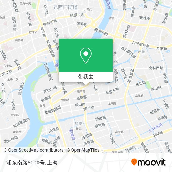 浦东南路5000号地图