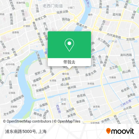 浦东南路5000号地图