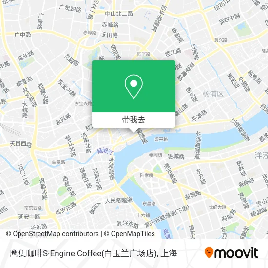 鹰集咖啡S·Engine Coffee(白玉兰广场店)地图