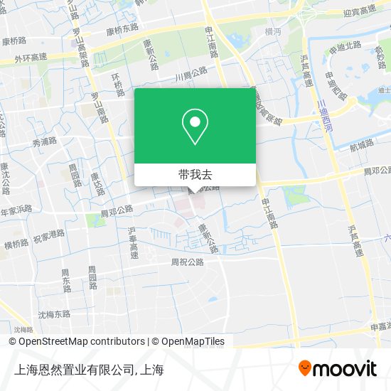 上海恩然置业有限公司地图