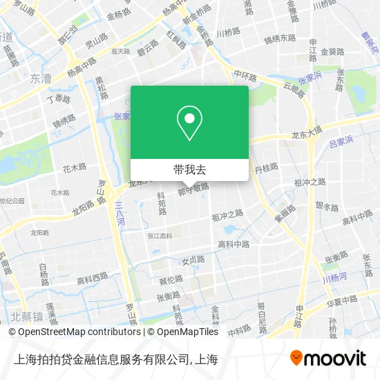 上海拍拍贷金融信息服务有限公司地图