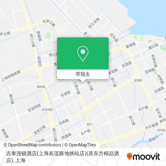 吉泰连锁酒店(上海友谊路地铁站店)(原东方精品酒店)地图