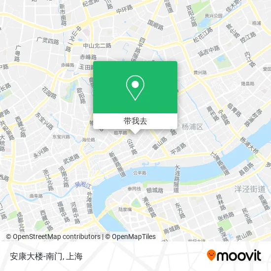 安康大楼-南门地图