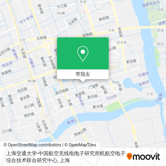 上海交通大学-中国航空无线电电子研究所机航空电子综合技术联合研究中心地图