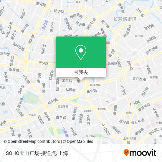 SOHO天山广场-接送点地图